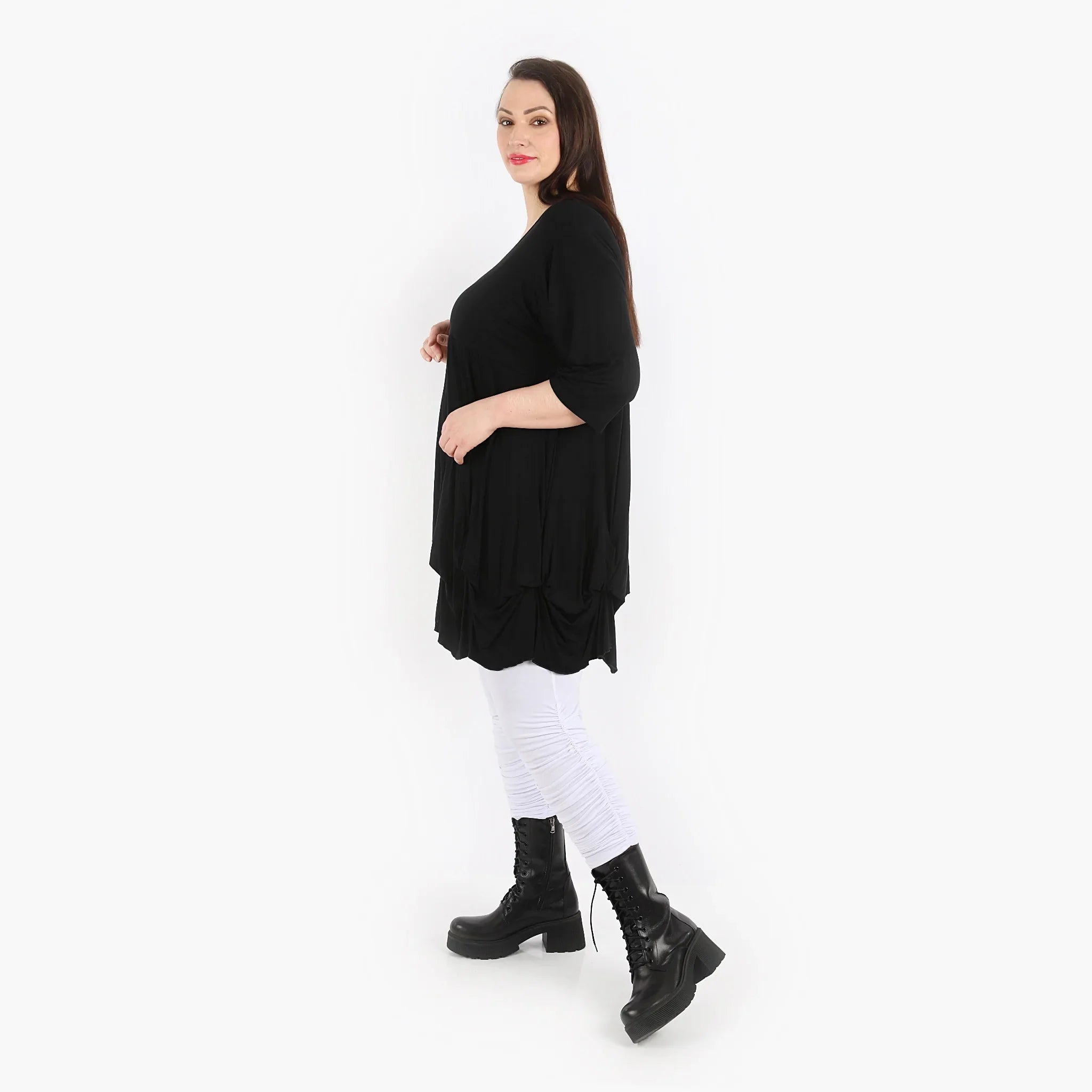 AKH Fashion Shirt 2066 Viskose, Schwarz