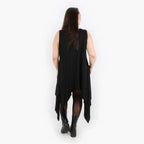 AKH Fashion Kleid 3067 Viskose, Schwarz