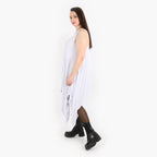 AKH Fashion Kleid 3067 Viskose, Weiß
