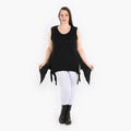 AKH Fashion Top 4130 Viskose, Schwarz