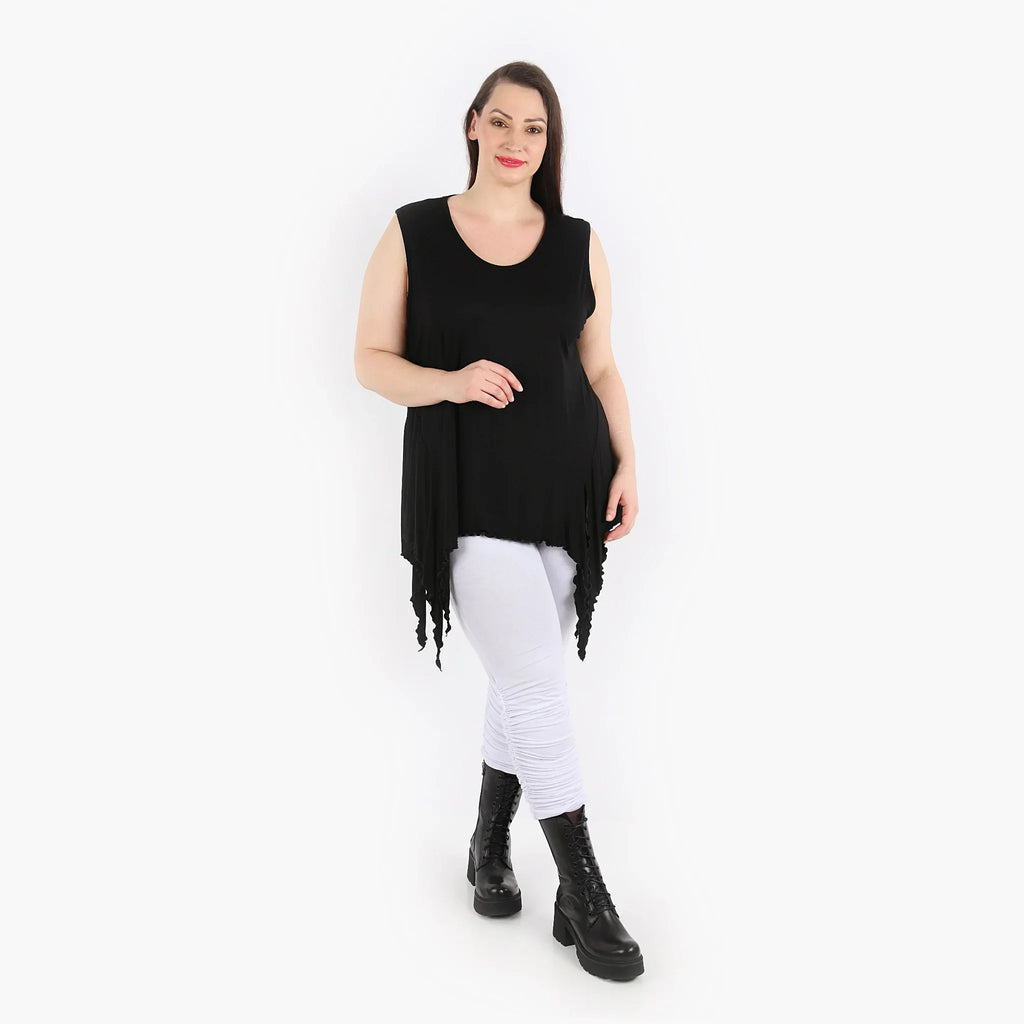 AKH Fashion Top 4130 Viskose, Schwarz