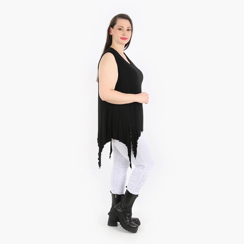 AKH Fashion Top 4130 Viskose, Schwarz