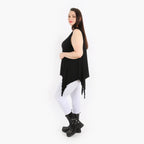 AKH Fashion Top 4130 Viskose, Schwarz