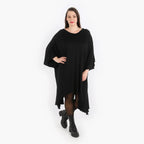 AKH Fashion Shirt 6514 Viskose, Schwarz