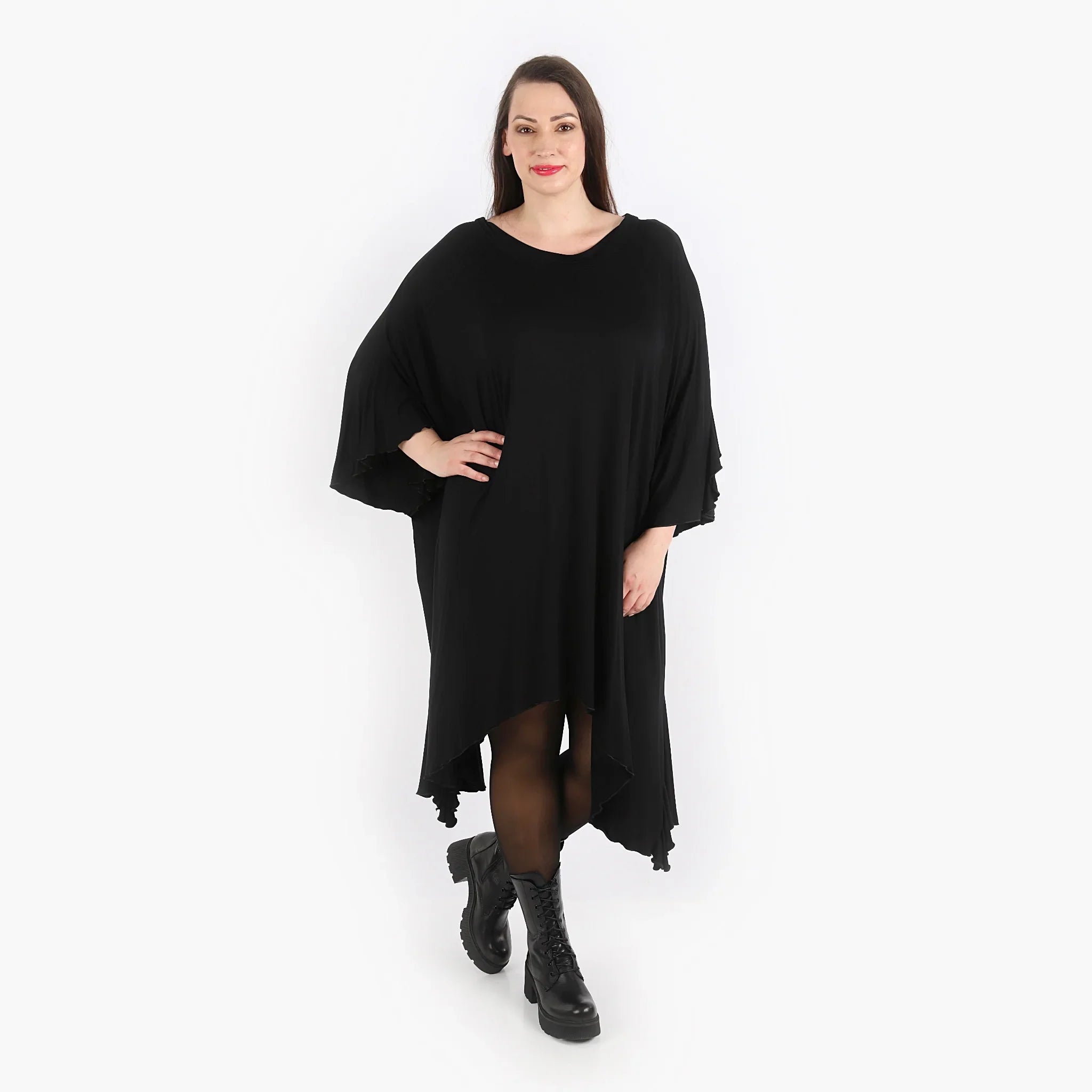 AKH Fashion Shirt 6514 Viskose, Schwarz