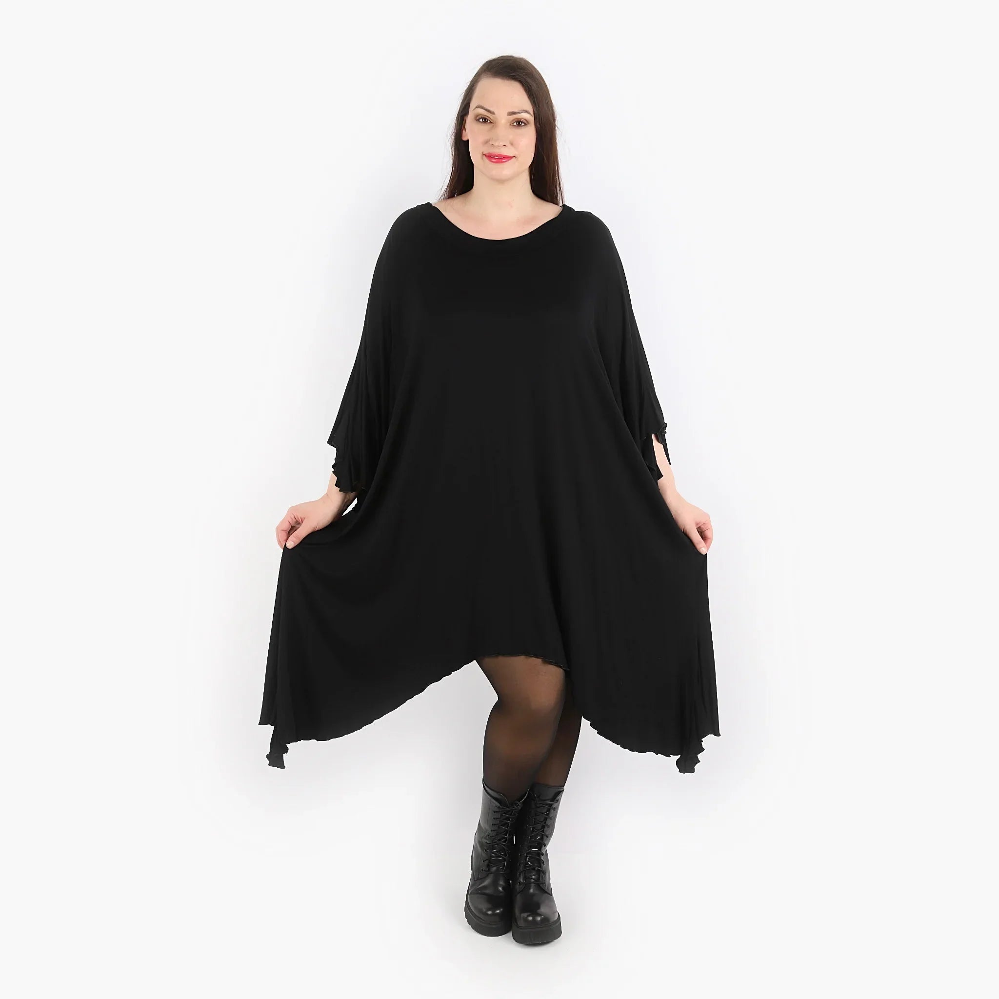 AKH Fashion Shirt 6514 Viskose, Schwarz