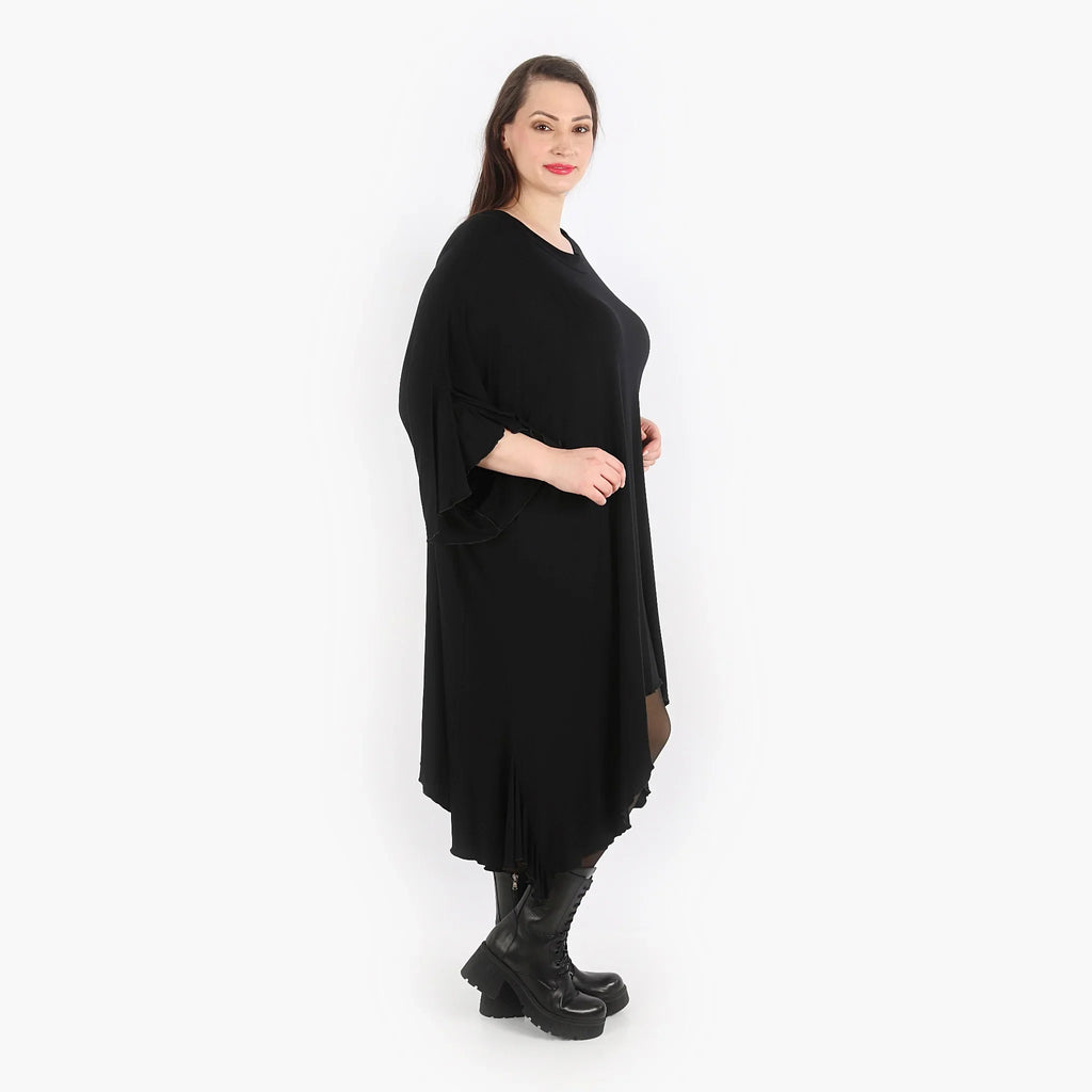 AKH Fashion Shirt 6514 Viskose, Schwarz