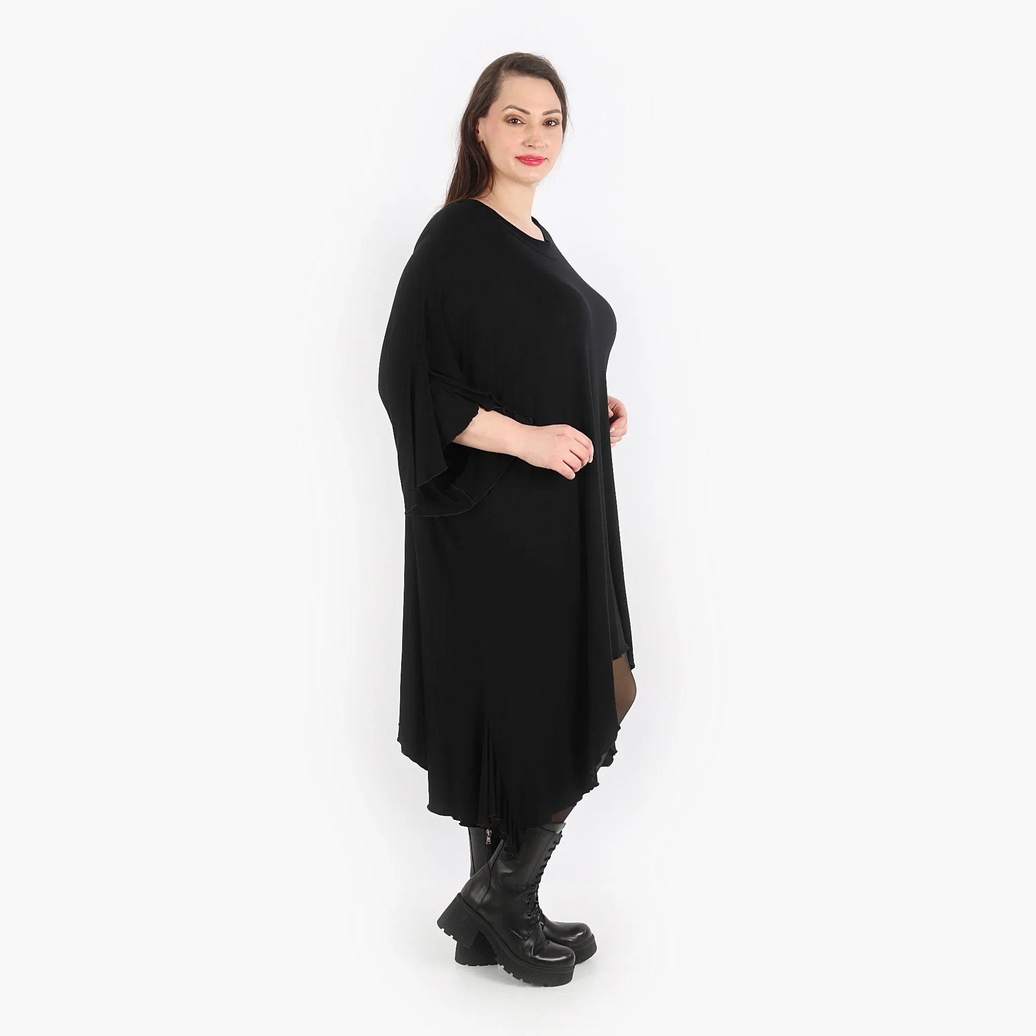 AKH Fashion Shirt 6514 Viskose, Schwarz