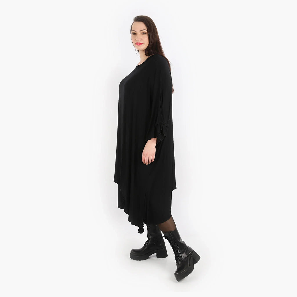 AKH Fashion Shirt 6514 Viskose, Schwarz