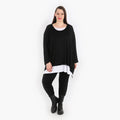 AKH 6680 Big Shirt, Black