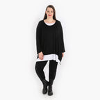 AKH 6680 Big Shirt, Black