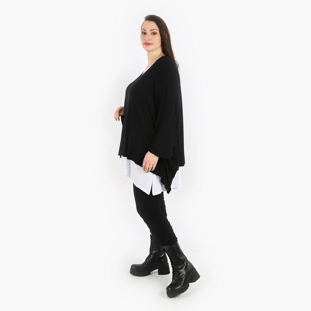 AKH 6680 Big Shirt, Black