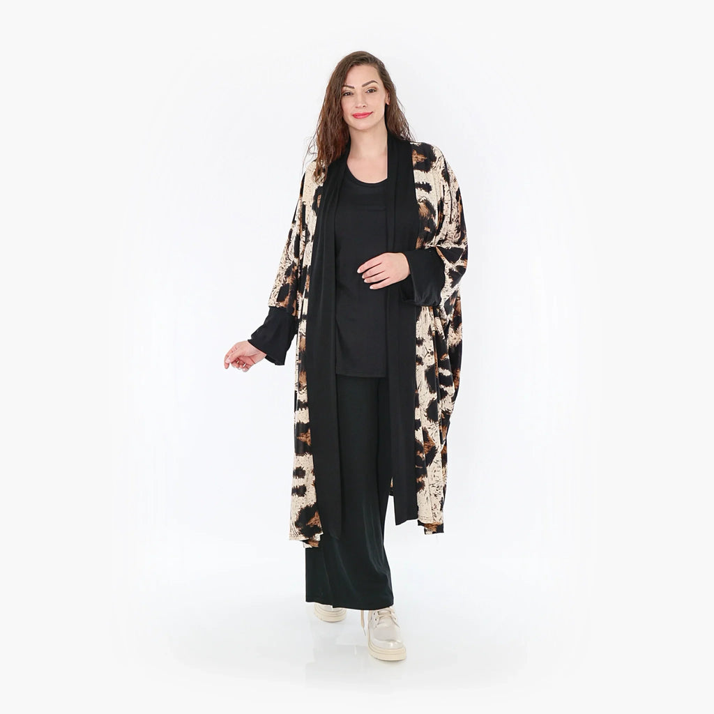 AKH Fashion Jacke 6930 Helena, Beige/Schwarz/Braun