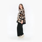 AKH Fashion Shirt 6964 Helena, Beige/Schwarz/Braun