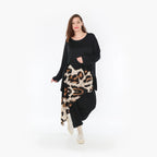 AKH 6992 Trousers, Beige-Black-Brown