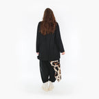 AKH 6992 Trousers, Beige-Black-Brown