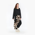 AKH 6992 Trousers, Beige-Black-Brown