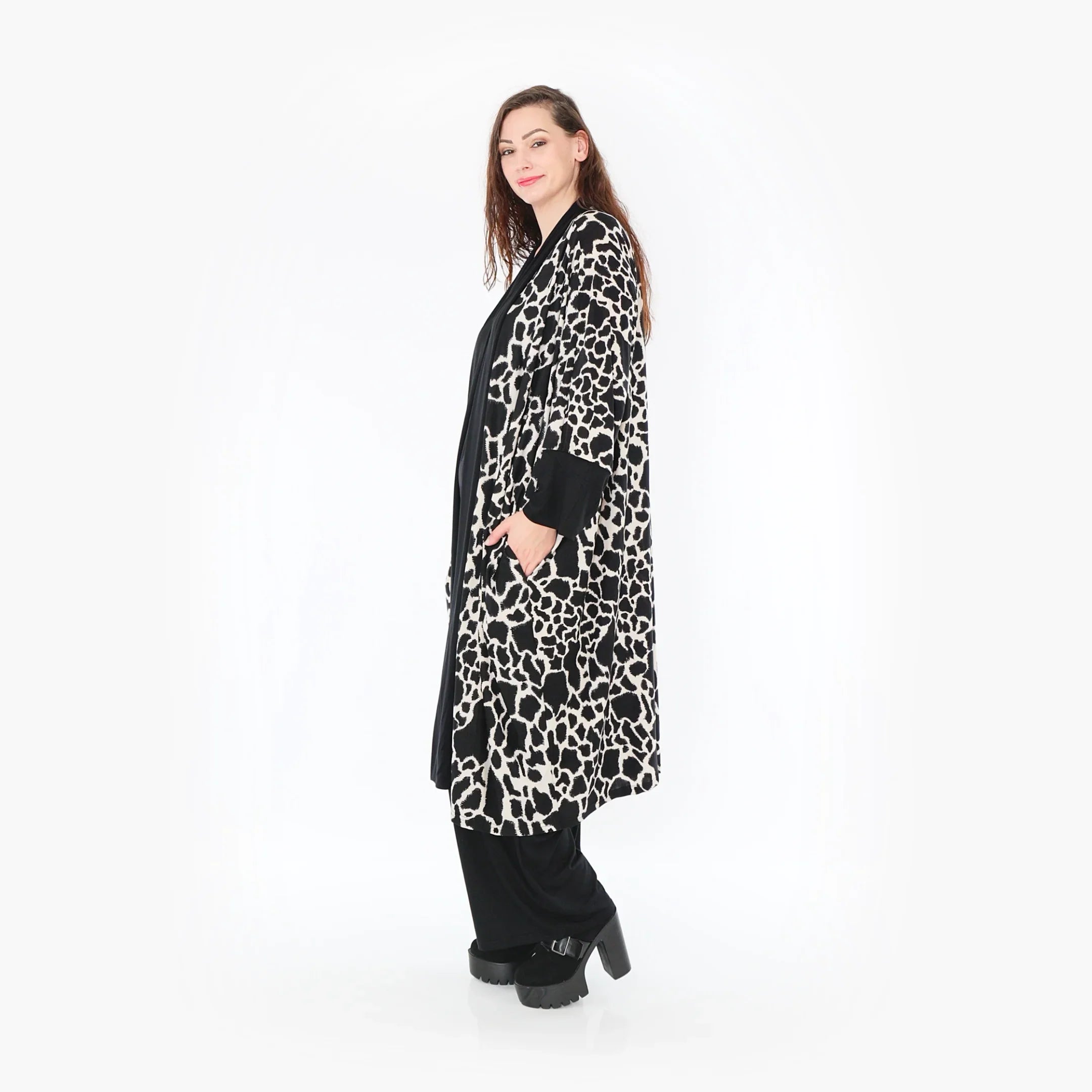 AKH Fashion Jacke 6930 Livia, Schwarz/Ecru