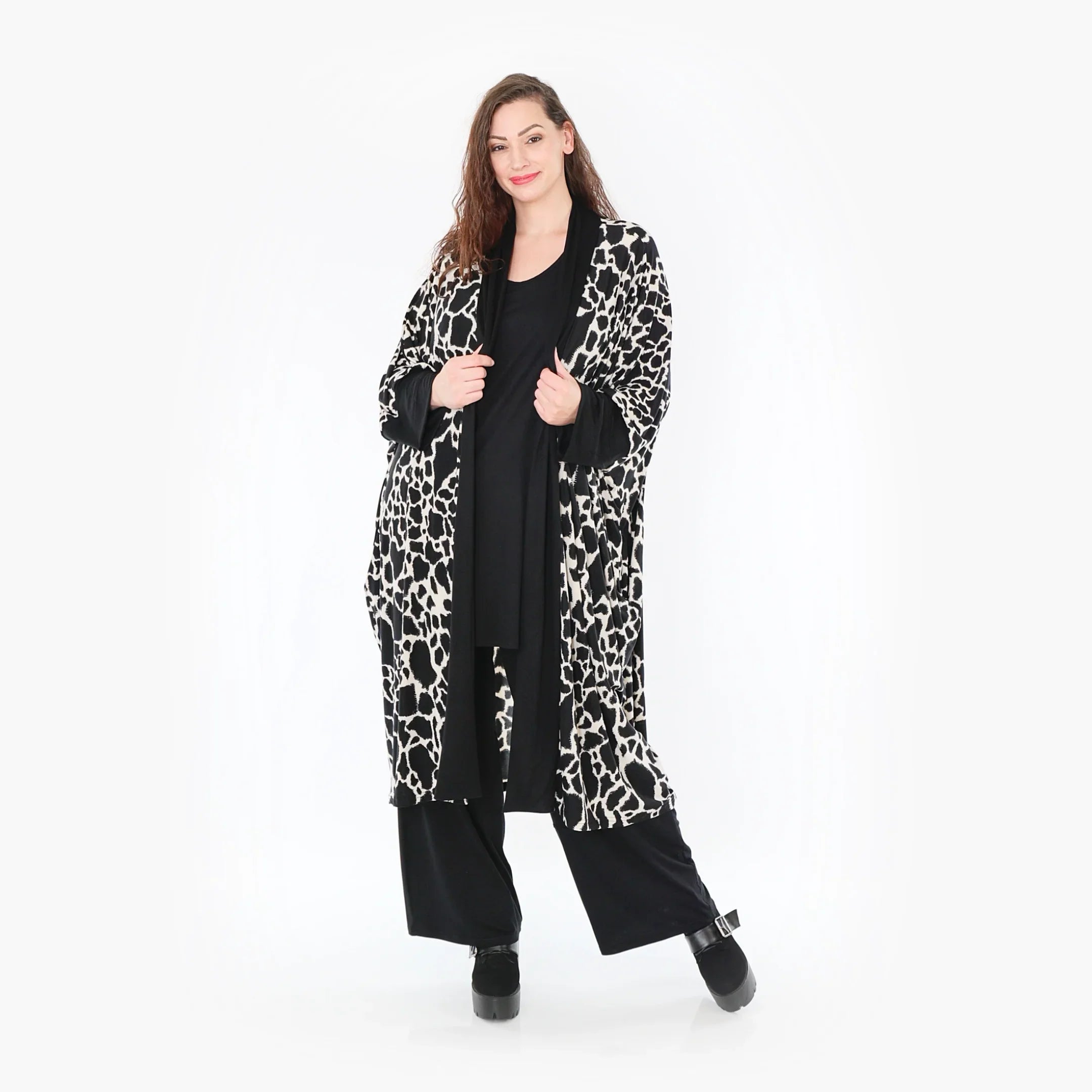 AKH Fashion Jacke 6930 Livia, Schwarz/Ecru