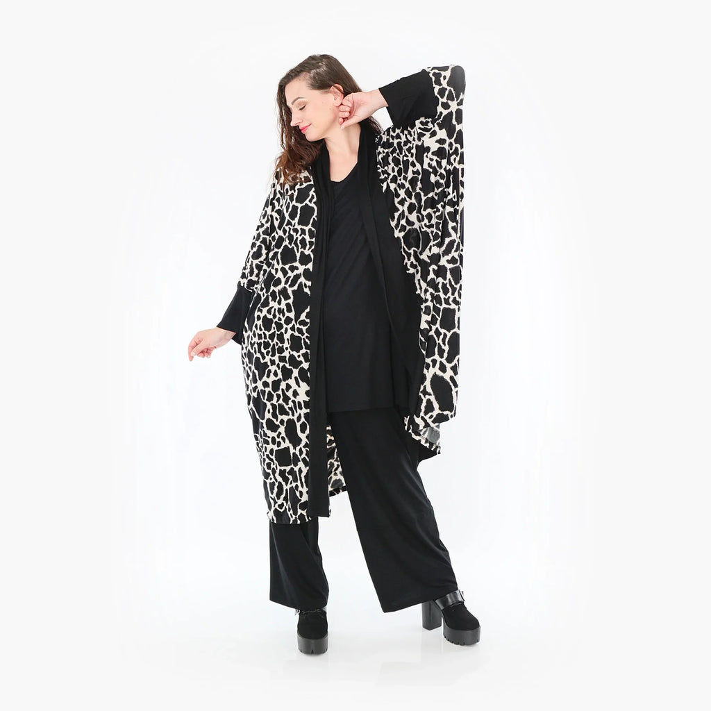 AKH Fashion Jacke 6930 Livia, Schwarz/Ecru
