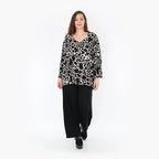 AKH Fashion Shirt 6993 Livia, Schwarz/Ecru