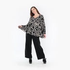 AKH Fashion Shirt 6993 Livia, Schwarz/Ecru