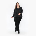 AKH Fashion Jacke 118 Crushed, Schwarz