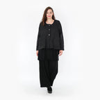 AKH Fashion Jacke 118 Crushed, Schwarz