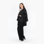 AKH Fashion Jacke 118 Crushed, Schwarz
