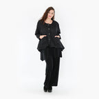 AKH Fashion Jacke 118 Crushed, Schwarz