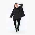 AKH Fashion Shirt 00593 Crushed, Schwarz