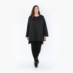 AKH Fashion Shirt 00593 Crushed, Schwarz