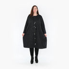 AKH Fashion Kleid 6695 Crushed, Schwarz