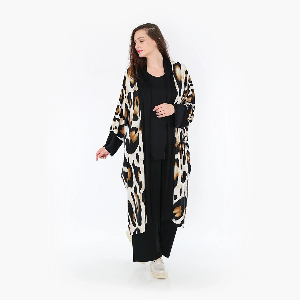Veste AKH 6930, Blanc-Noir-Cognac