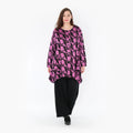 AKH 6270 Jacket, Black-Fuchsia