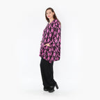 AKH 6270 Jacket, Black-Fuchsia