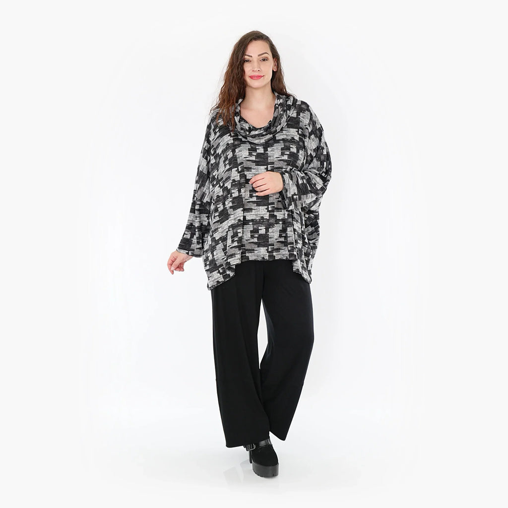 AKH Fashion Shirt 3019 Adriana, Dunkelgrau/Grau