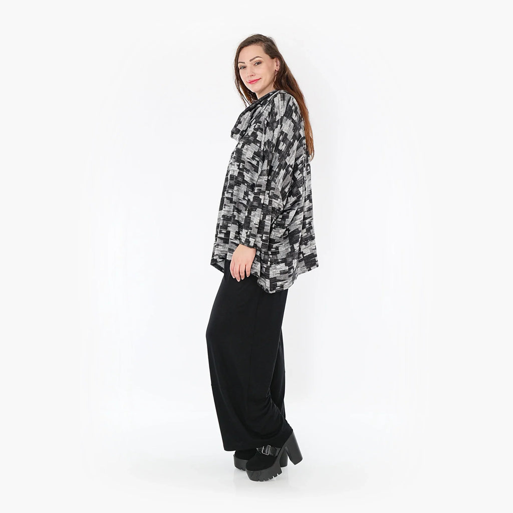 AKH Fashion Shirt 3019 Adriana, Dunkelgrau/Grau