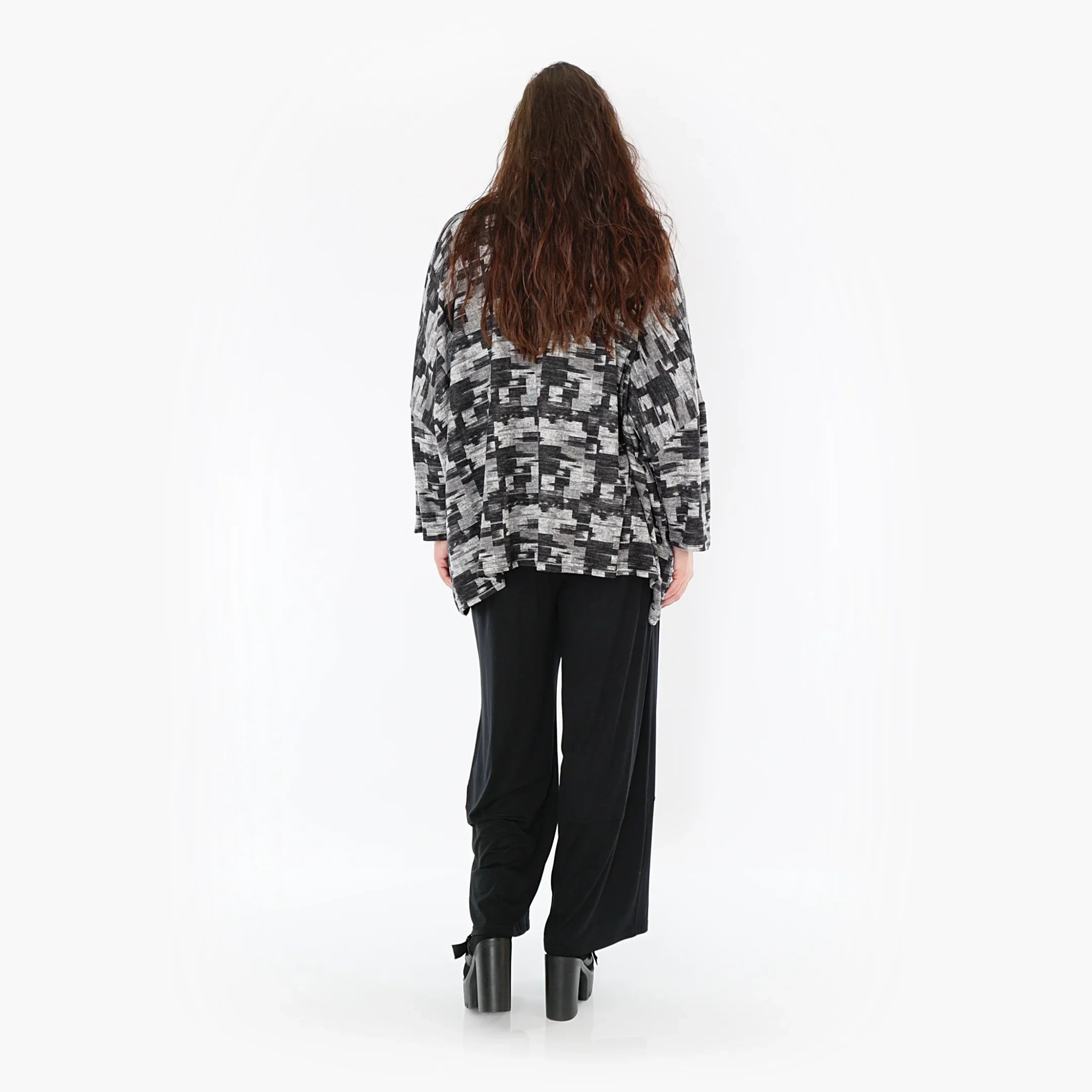 AKH Fashion Shirt 3019 Adriana, Dunkelgrau/Grau