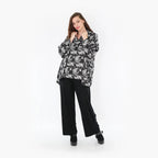 AKH Fashion Shirt 3019 Adriana, Dunkelgrau/Grau