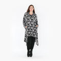 AKH 6882 Dress, Dark Grey-Grey