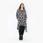 AKH 6882 Dress, Dark Grey-Grey