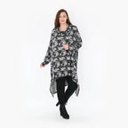 AKH 6882 Dress, Dark Grey-Grey