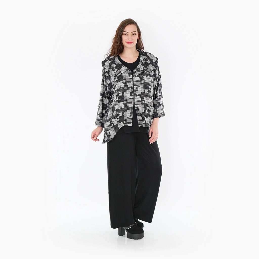 AKH Fashion Jacke 6939 Adriana, Dunkelgrau/Grau
