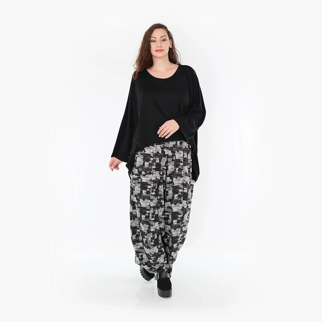 AKH Fashion Hose 8069 Adriana, Dunkelgrau/Grau