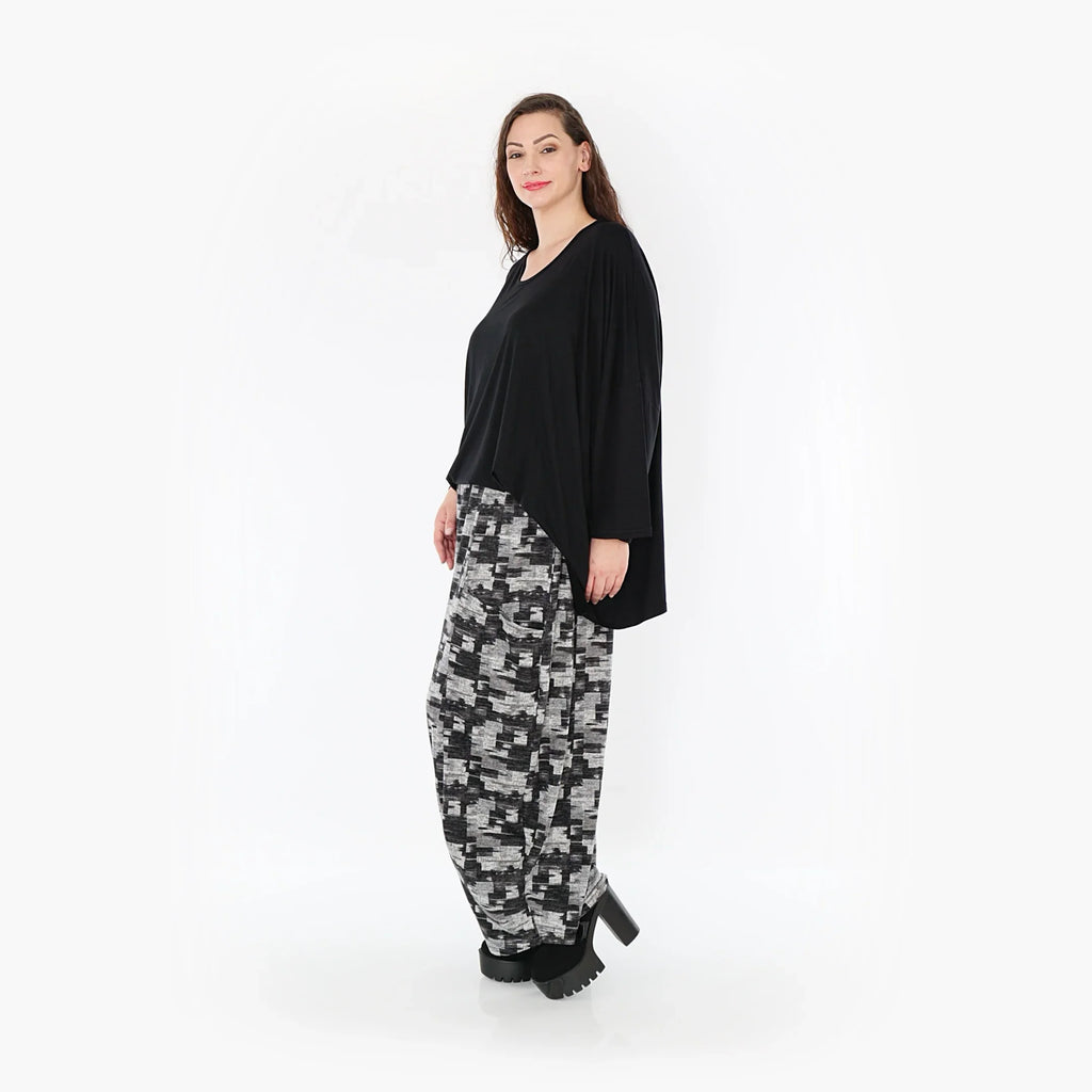 AKH Fashion Hose 8069 Adriana, Dunkelgrau/Grau