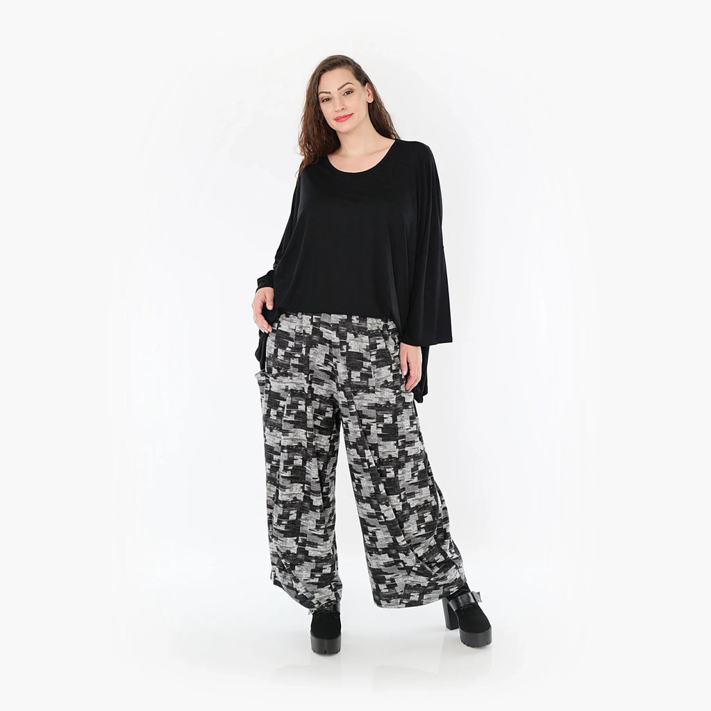 AKH Fashion Hose 8069 Adriana, Dunkelgrau/Grau