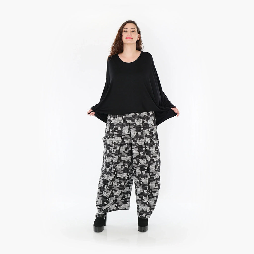 AKH Fashion Hose 8069 Adriana, Dunkelgrau/Grau