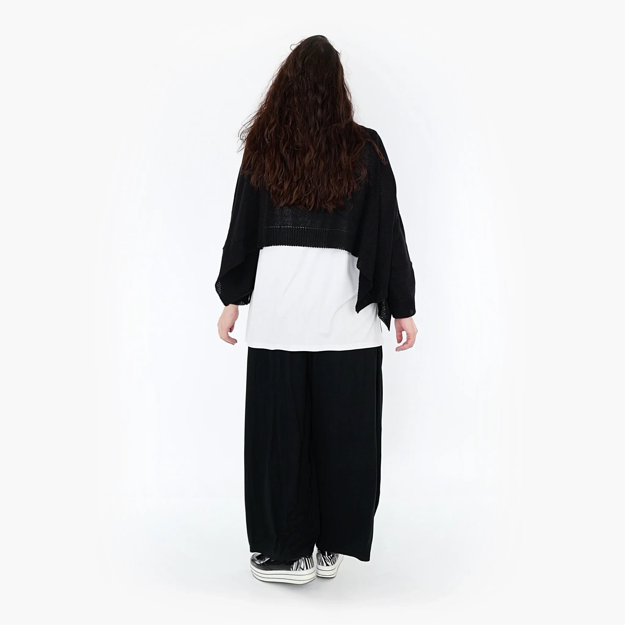 AKH Fashion Überwurf 2336 Strick, Schwarz
