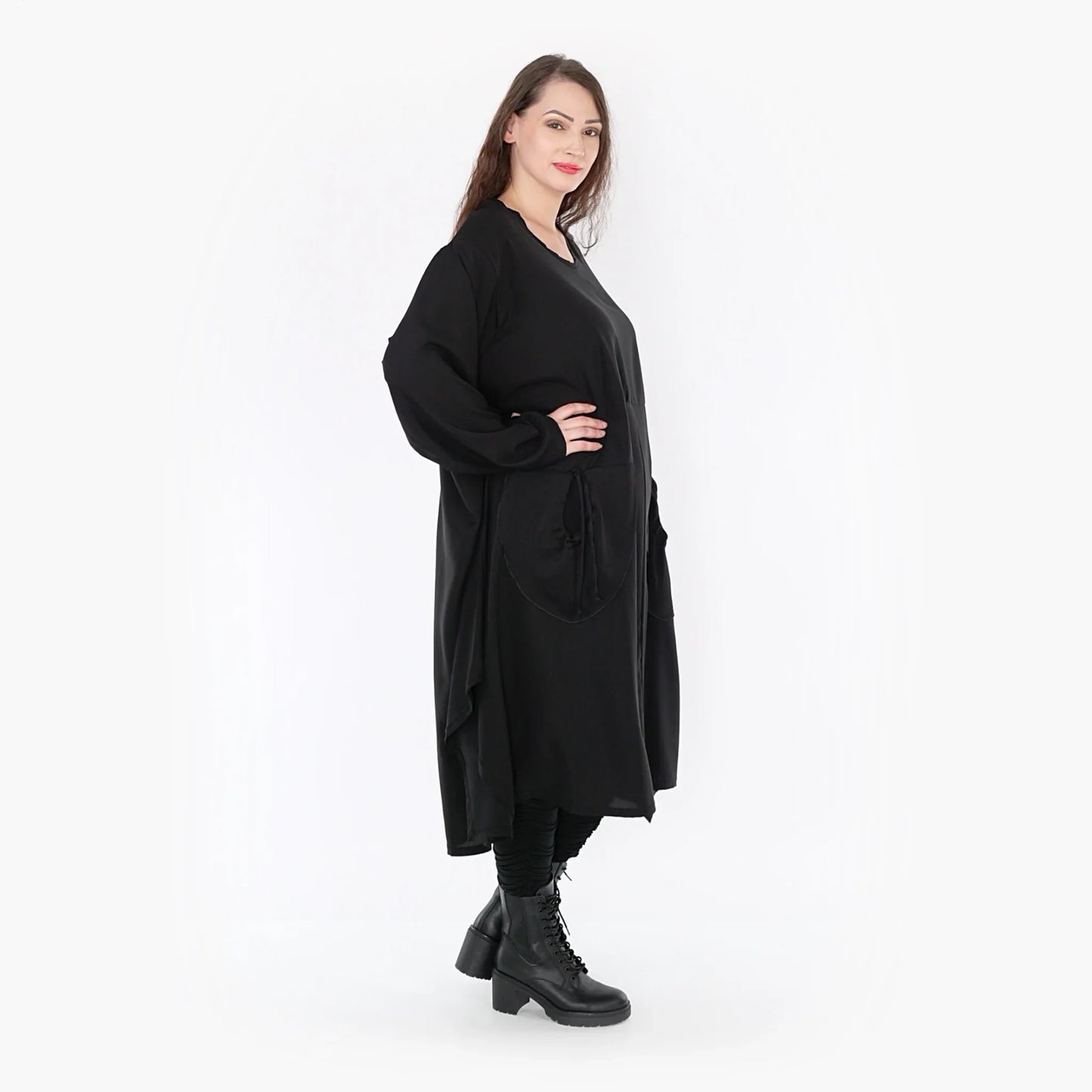 AKH 6025 Kleid, Schwarz